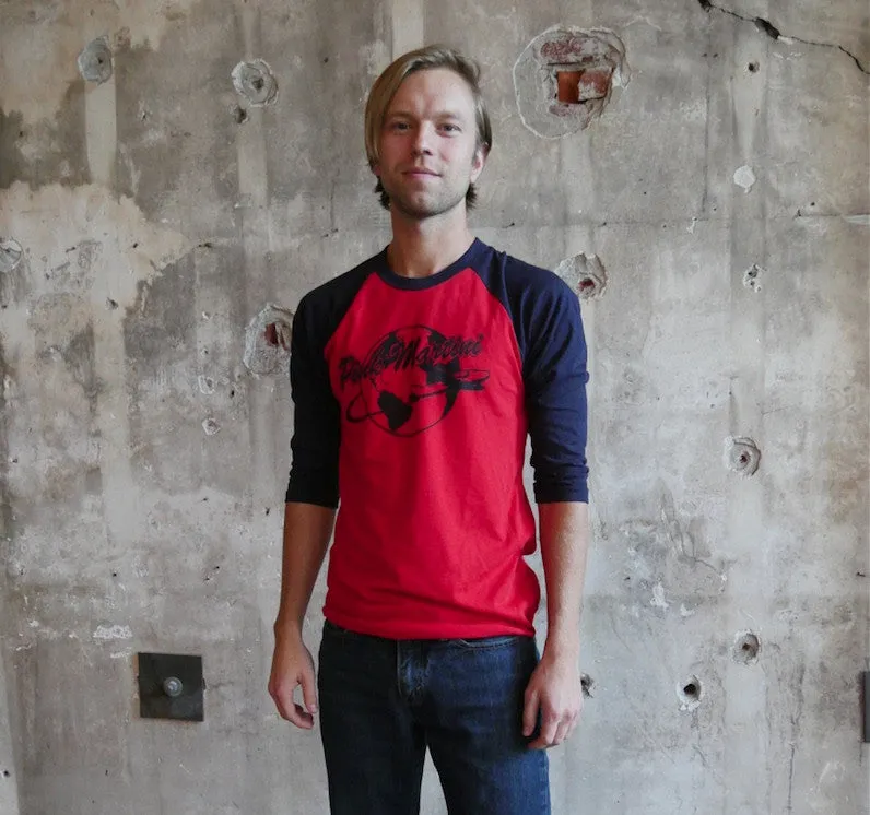 Around the World | Retro Baseball Tee - 3/4 sleeve