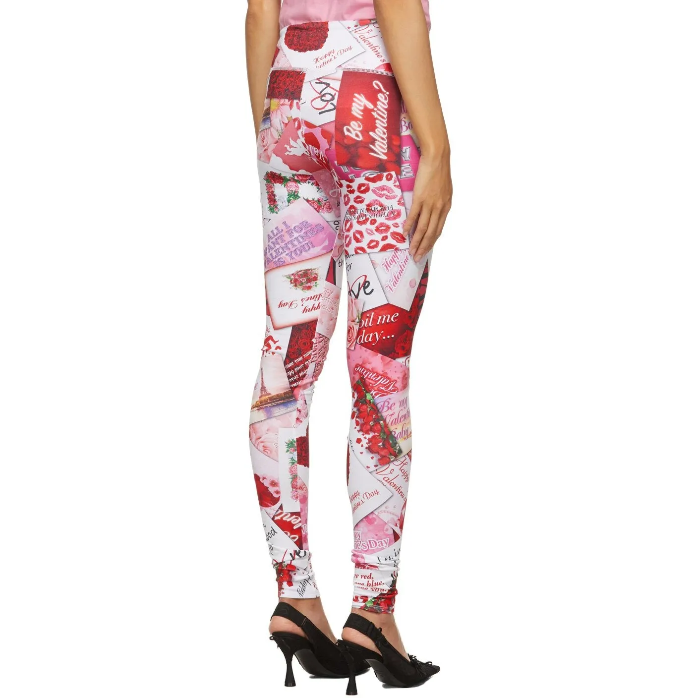 Balenciaga Multicolor 'Be My Valentine' Leggings