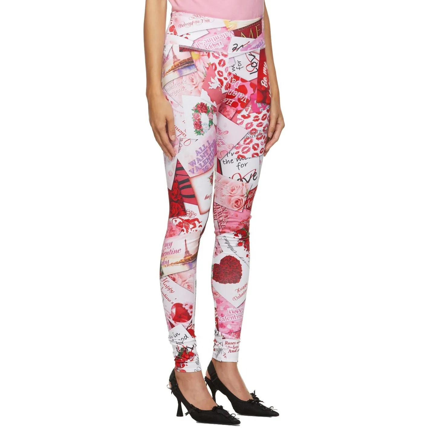 Balenciaga Multicolor 'Be My Valentine' Leggings