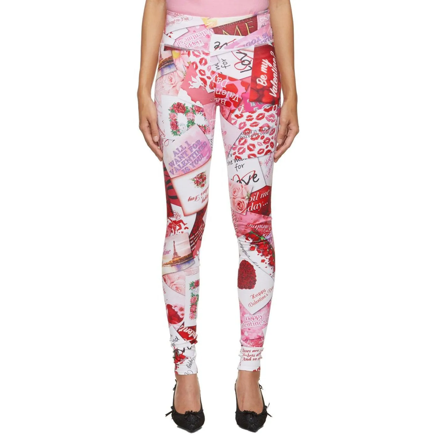 Balenciaga Multicolor 'Be My Valentine' Leggings