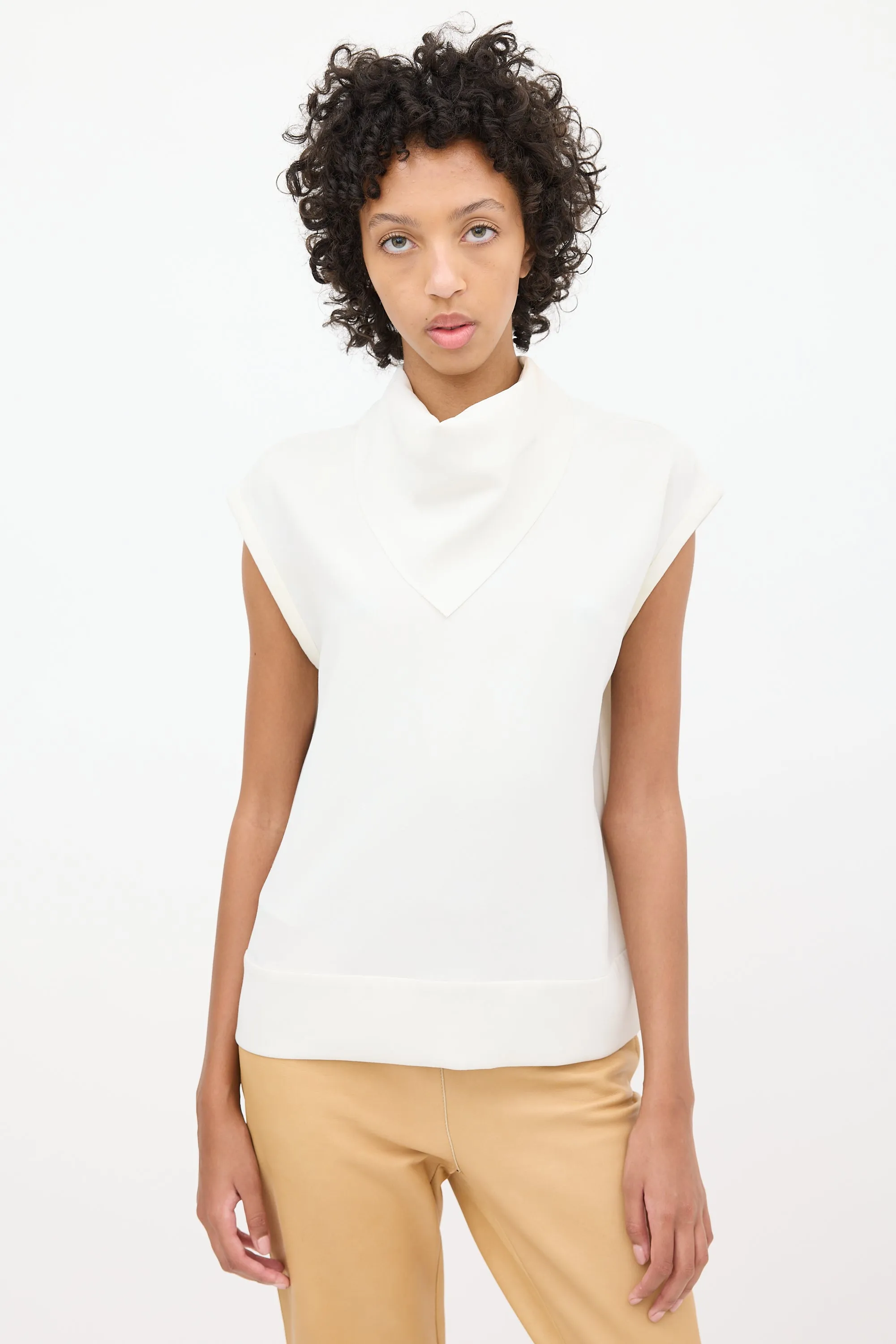 Bandana Sleeveless Blouse