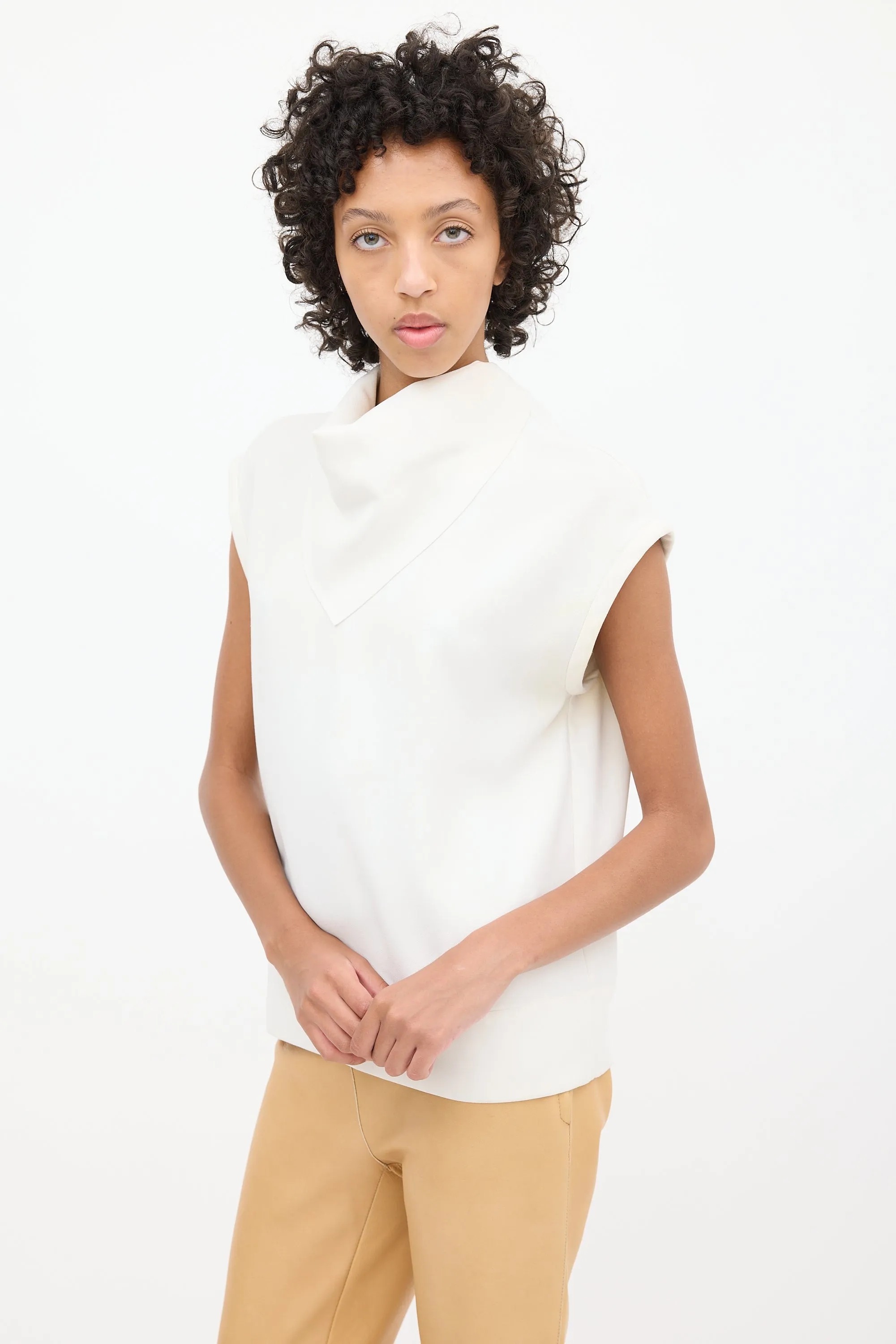 Bandana Sleeveless Blouse