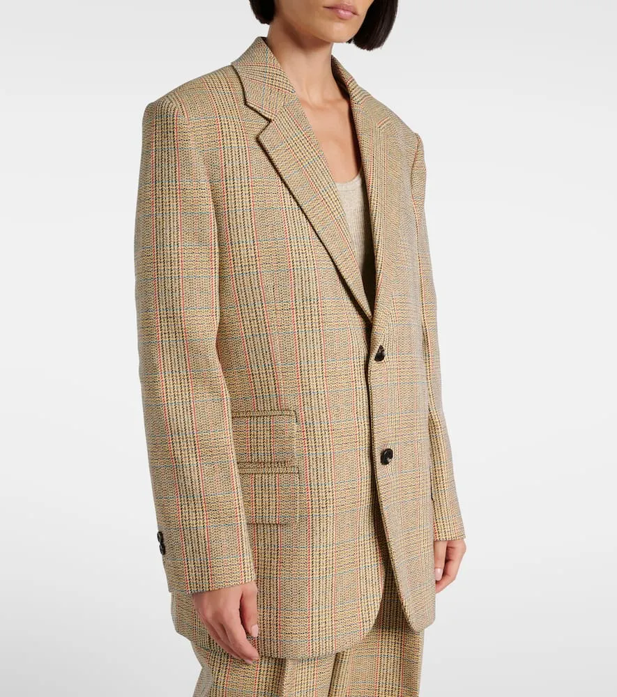 Bottega Veneta Prince of Wales check blazer