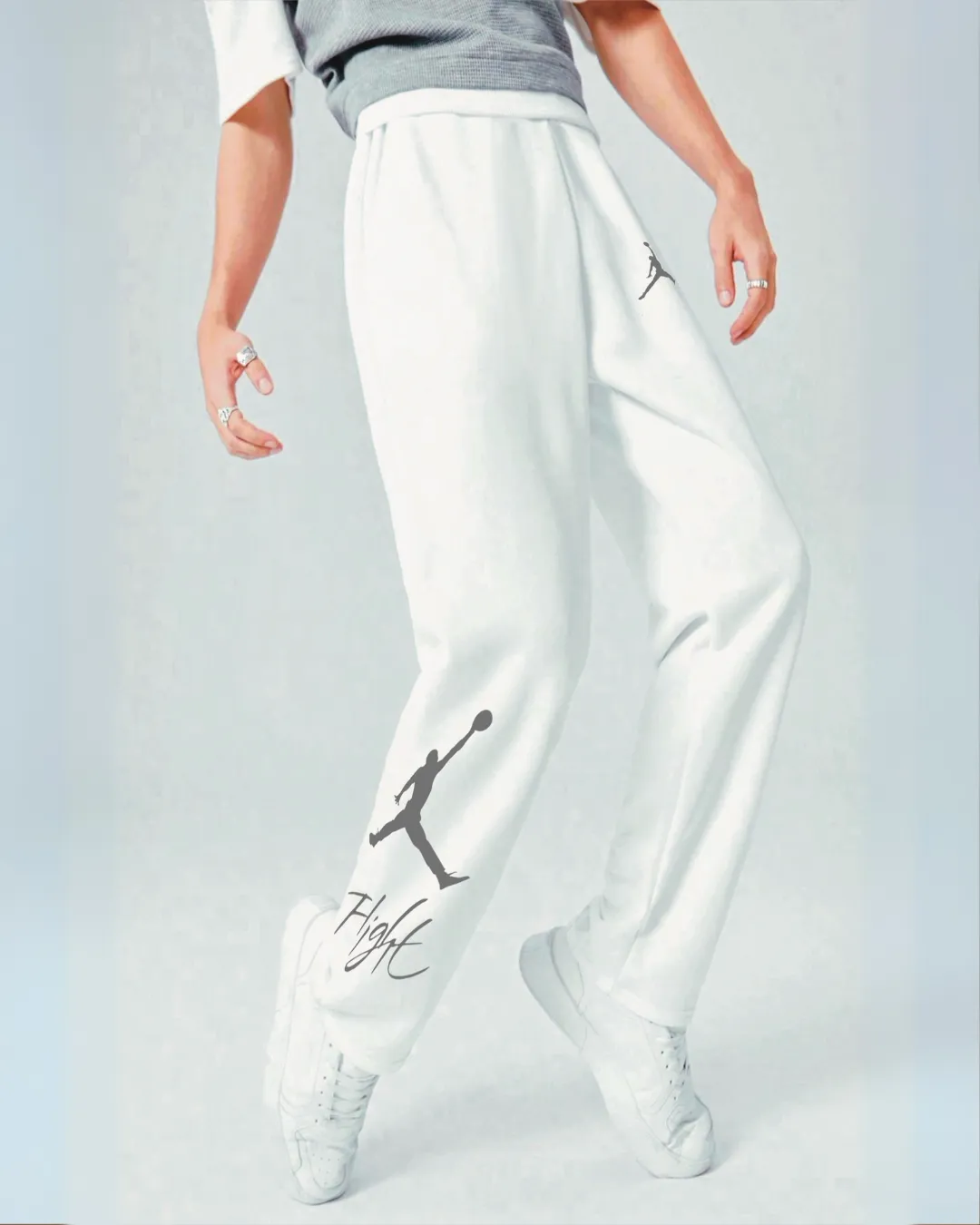 Men's White Ultrasoft Cotton Pant - Flight(*)