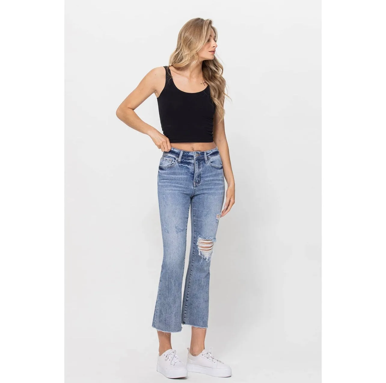 Most Likely Ankle Flare Jeans