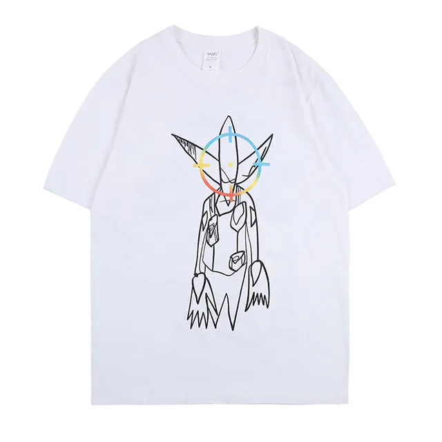 Nagri Graphs Short Sleeve Oversized T-Shirt