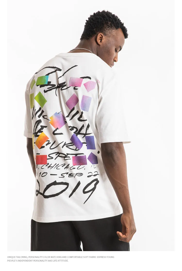 Nagri Graphs Short Sleeve Oversized T-Shirt