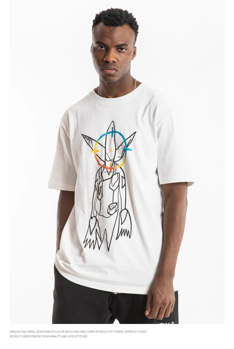 Nagri Graphs Short Sleeve Oversized T-Shirt