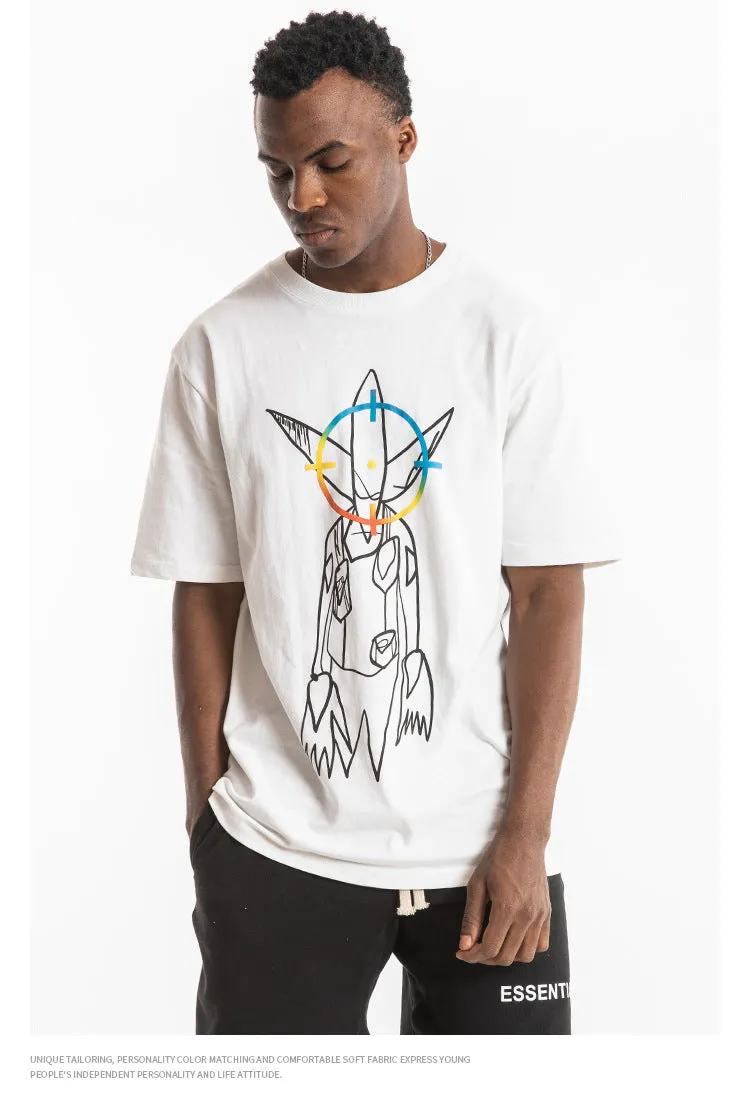 Nagri Graphs Short Sleeve Oversized T-Shirt