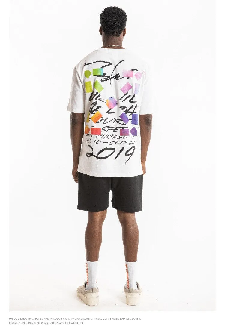 Nagri Graphs Short Sleeve Oversized T-Shirt