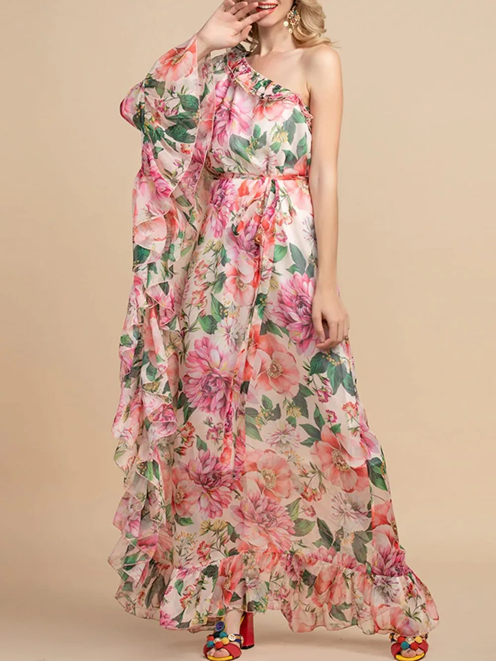 NEANDA Floral Maxi Dress