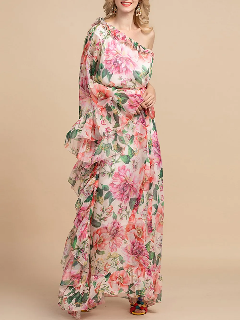 NEANDA Floral Maxi Dress