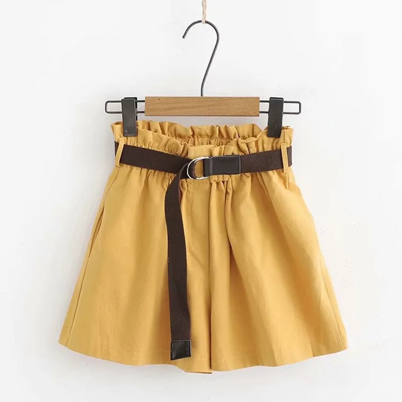 New Casual Elastic Waist Shorts