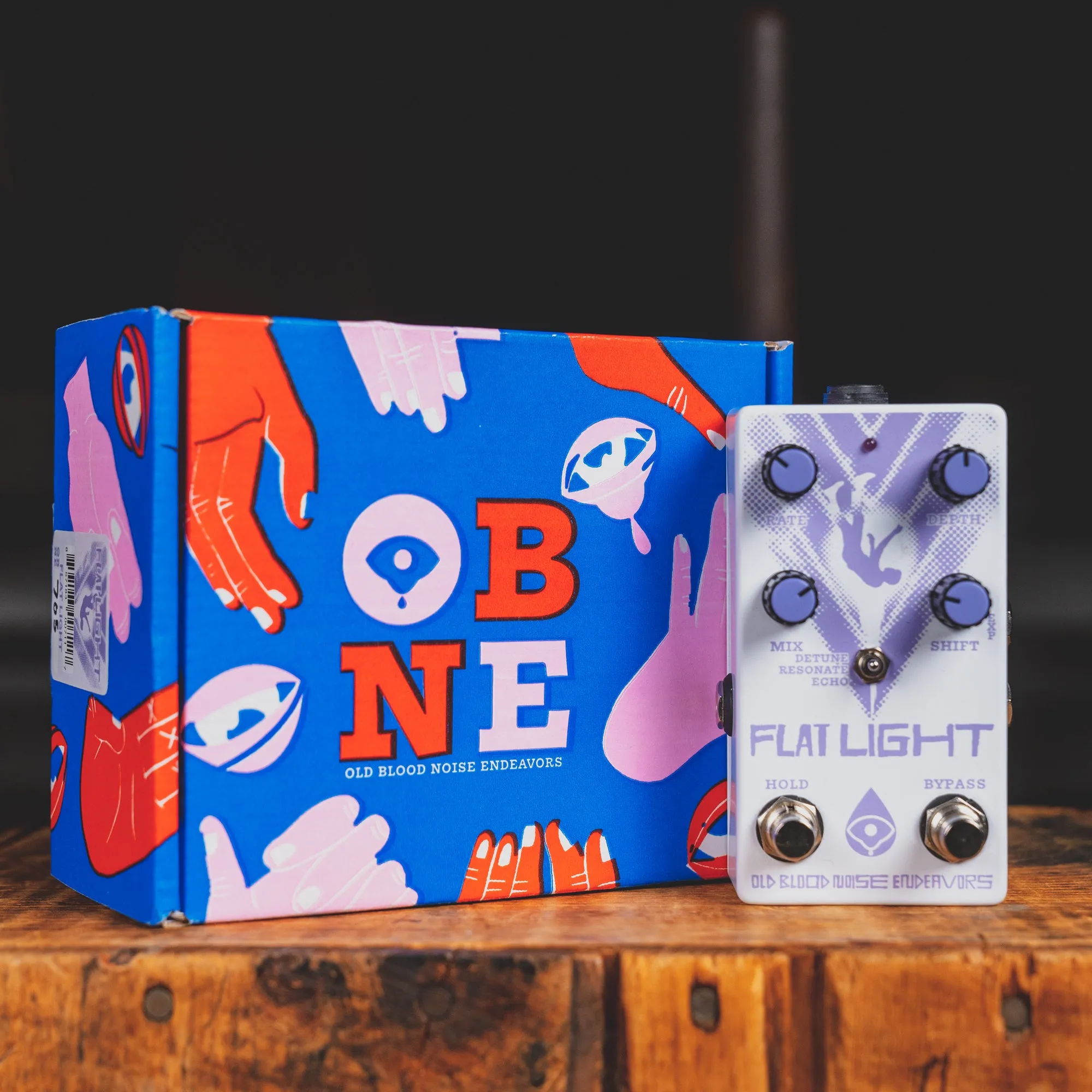 Old Blood Noise Endeavors Flat Light Textural Flange Shifter Effect Pedal w/ Box - Used
