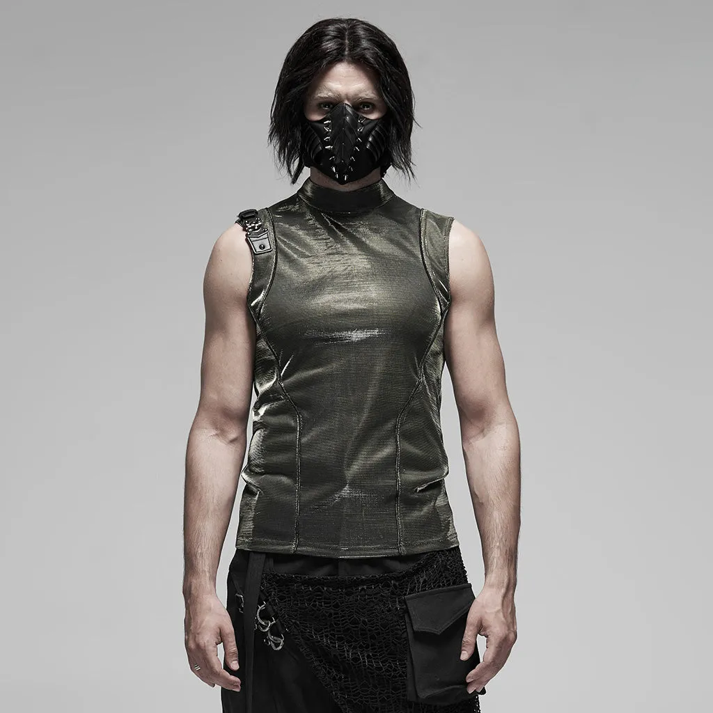 Punk futuristic sleeveless Men's t-shirt WT-617BXM