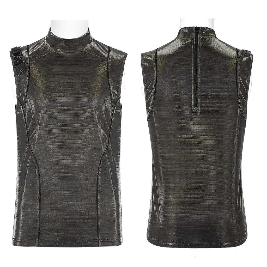 Punk futuristic sleeveless Men's t-shirt WT-617BXM