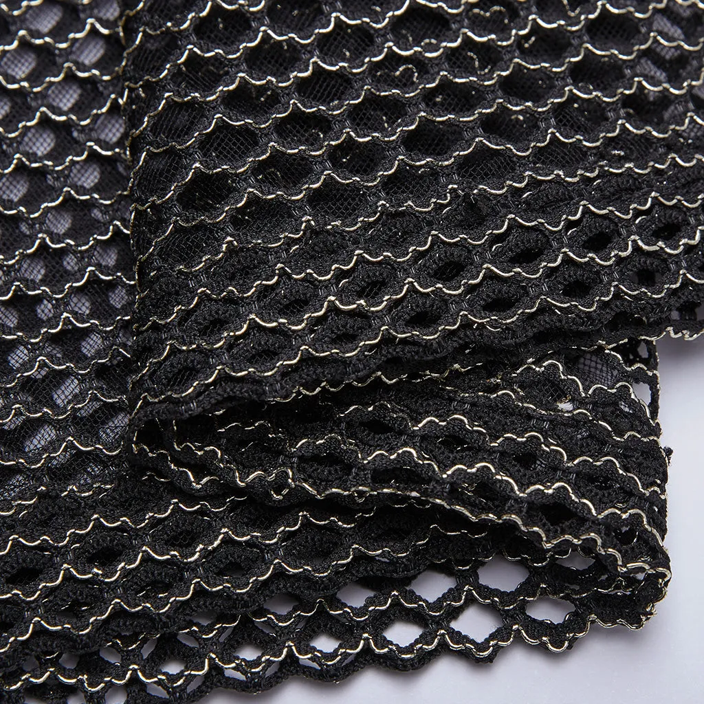Punk see-through sleeveless vest